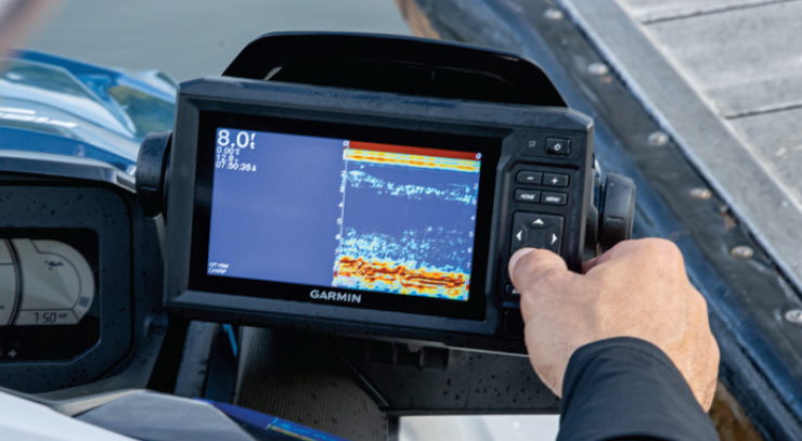 Garmin† 6’’ GPS & Fish Finder